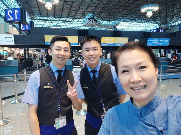 恭喜旅遊管理系航空組陳冠廷同學進入中華航空任地勤人員ㄧ職圖片