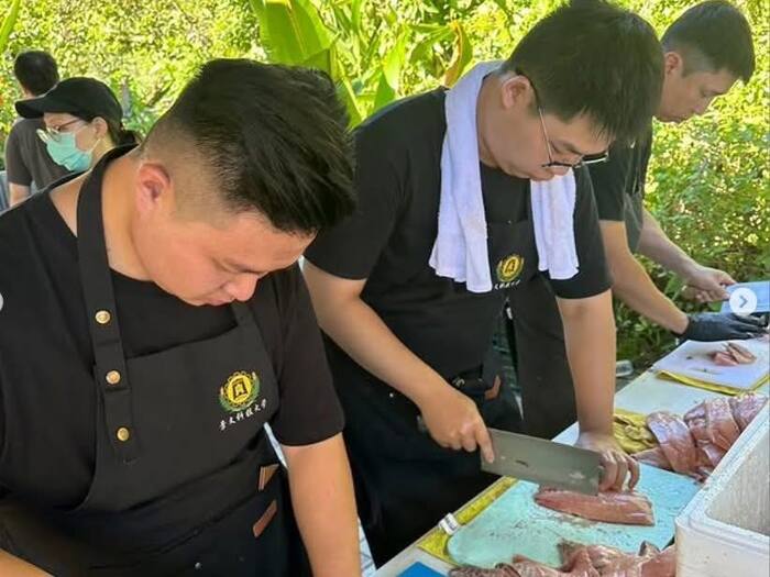 景文科大鍋鏟超人出動 以食物溫飽力量支持馬太鞍災區復原工作圖片