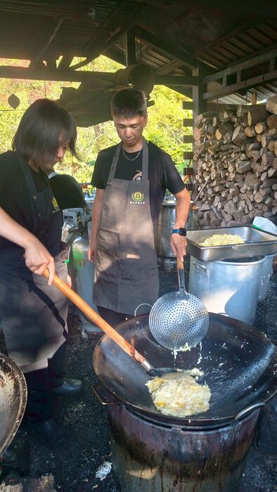 景文科大鍋鏟超人出動 以食物溫飽力量支持馬太鞍災區復原工作圖片